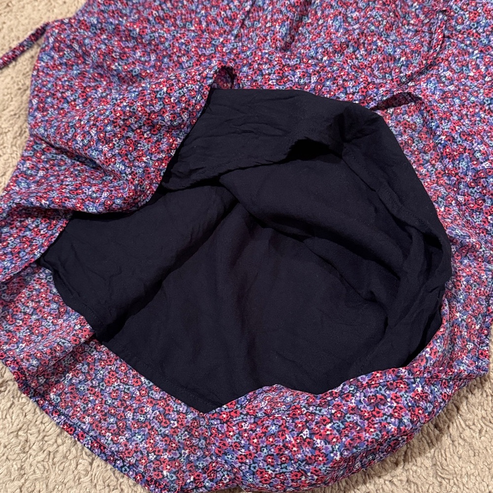 Abercrombie & Fitch Purple Ditsy Floral Backless Corset Dress size XS - Picture 13 of 16